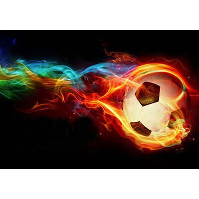 

UpperX Full Diamond 5D DIY Diamond Painting " Fevernova Football" Embroidery Cross Stitch Rhinestone Mosaic Painting Decor Gift