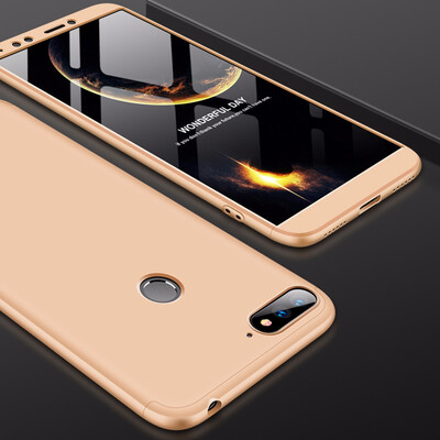 

Goowiiz Phone Case For Huawei Honor 9I9N7A PrimeEnjoy 8E Fashion Color collision 360 Degree Coverage PC