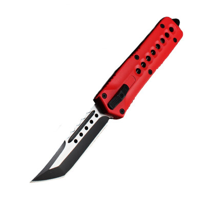 

Newest C07 Automatic Knife Tactical Aluminum Alloy 440c double action camping Knives self-defense rescue mens Hand tools 1pcs