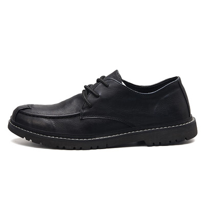 

Black dress Korean version of autumn new business leisure increased Joker youth trend shoes