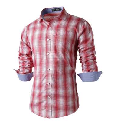 

Zogaa New Men' Shirt Gird Korean