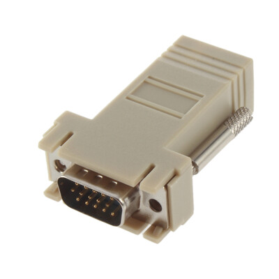 

VGA Extender Мужской К локальной сети CAT5 CAT6 CAT5e RJ45 сети кабельного Женский адаптер
