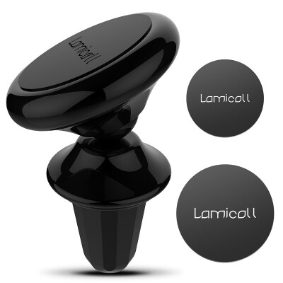 

Lamicall Magnetic Phone Car Mount Holder Universal Cradle Stand for iPhone 8 X 7 7PGalaxy S7 S8 Other Smartphones - Black