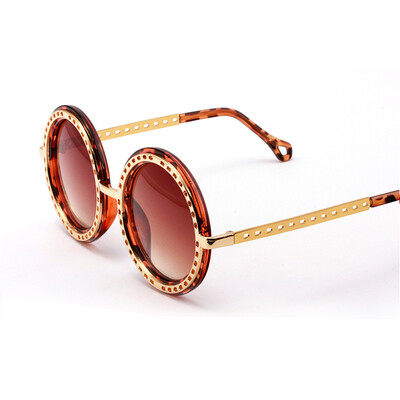 

FEIDU Brand 2016 Women Hippie Shades Round Sunglasses Fashion Hippy 60S Style Vintage Round Peace Sun Glasses Eyewear