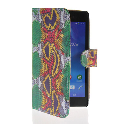 

MOONCASE Leather Side Flip Wallet Card Slot Pouch Stand Shell Back ЧЕХОЛ ДЛЯ Sony Xperia Z2