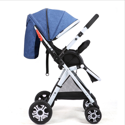 

High view baby stroller super light folding baby stroller can sit&recline in the stroller to avoid shock portable stroller can