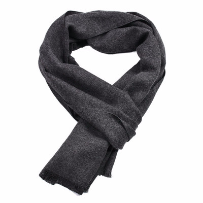 

Guttavalli Fashion Men British Small Solid Color Long Warm Shawl Winter Cashmere Romantic Scarves Male Skinny Double Sides Scarf