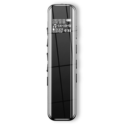

Shinco Recorder V-19 32G Professional Popular Micro HD Noise Reduction Learning Conference Interview for MP3 Player Cool Black