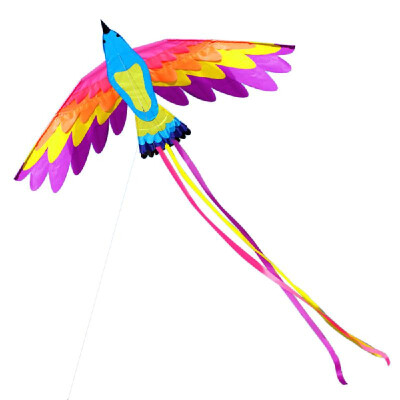 

180 90cm Colorful Single Line Phoenix Kite for Kids&Adults Outdoor Beach Flying Kite with String&Handle