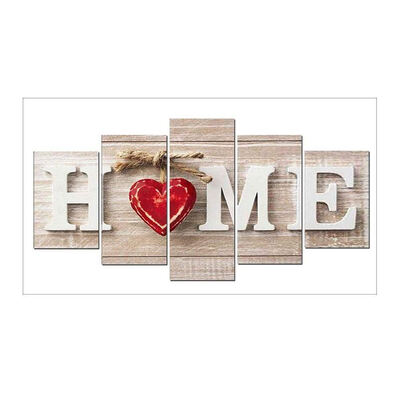 

UpperX "Home" & red heart FULL DIY Diamond Painting Cross Stitch Mosaic Living Room Decor Diamond Embroidery Gifts 45x95cm