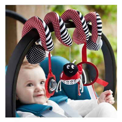 

NicerDicer New Musical Insect Activity Toy Spiral Cot Car SeatStroller Infant Rattle