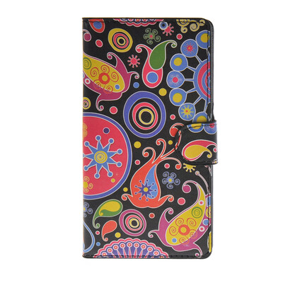 

MOONCASE Flower style Leather Side Flip Wallet Card Slot Stand Pouch ЧЕХОЛ ДЛЯ Samsung Galaxy A7