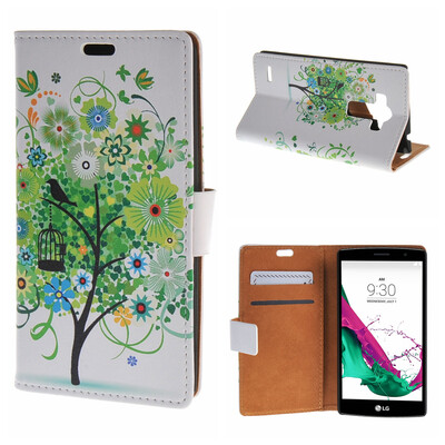 

MOONCASE LG G4 Beat G4S ЧЕХОЛ ДЛЯ Flip Wallet Card Slot Stand Leather Folio Pouch /a13