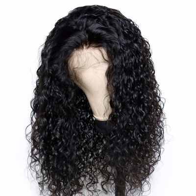 

9A Curly Lace Front Human Hair Wigs for Women Media Curly Brazilian Virgin Hair Wigs with Baby Hair 130 Density14-20 inches