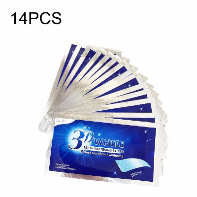 

1 5 14PCS 3D Teeth Whitening Strips Anti Sensitive Double Elastic Gel Strips Dental Advanced Teeth Whitestrips Useful Oral Tooth C