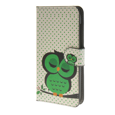 

MOONCASE Owl style Leather Wallet Flip Card Slot Stand Pouch Case Cover for Huawei Ascend Y600 A14
