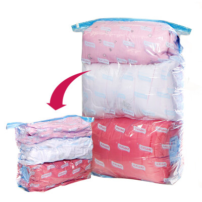 

Jingdong supermarket] Tai Li quilt clothing bag vacuum compression bag finishing bag large three-dimensional two loaded without pump