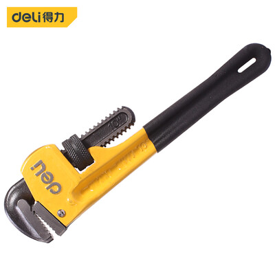 

Deli deli heavy pipe wrench pipe clamp water pipe clamp water pump pliers 10 inch DL2510