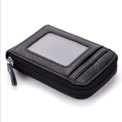 

Genuine Leather Unisex Card Holder Wallets High Quality Female Credit Card Holders Women Pillow Card holder Purse
