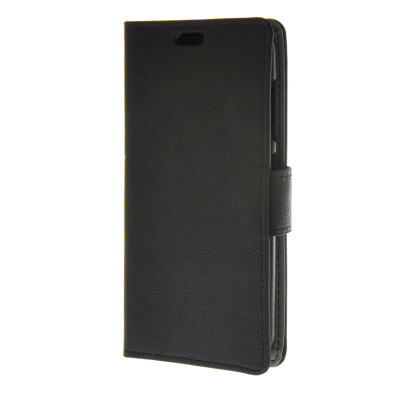 

MOONCASE Simple Leather Flip Wallet Case Card Slot Stand Back Cover for Huawei Ascend Y520 Black