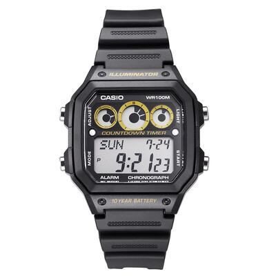 

CASIO watch outdoor sports watch waterproof mens watch AE-1300WH-1A2VDF