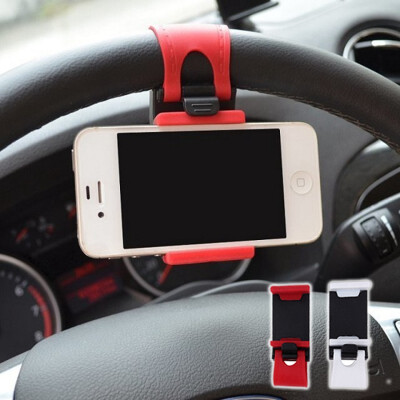 

For Samsung Iphone Phone GPS Car Universal Steering Wheel Bike Clip Mount Holder