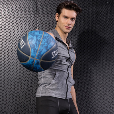 

Cap Hoodie Soccer Compression Fitness T-Shirt Gym Sportswear Men Running Sleeveless Jacket