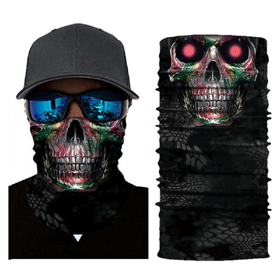 

Cool Robot Skeleton Halloween Mask Scarf Joker Headband Balaclavas for Cycling Fishing Ski Motorcycle