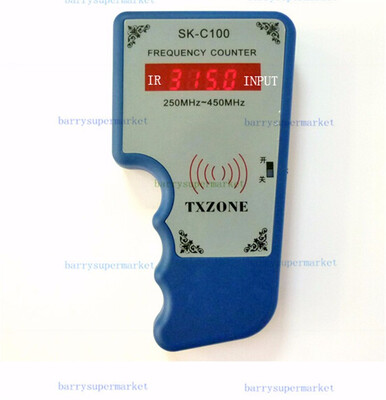 

SK-C100 Wireless RF Portable Frequency Meter Scanner Counter Tester Detector Wavemeter 250MHz-450MHz