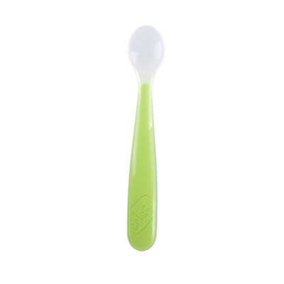 

Italian Chicco Chicco soft long handle silicone spoon random color