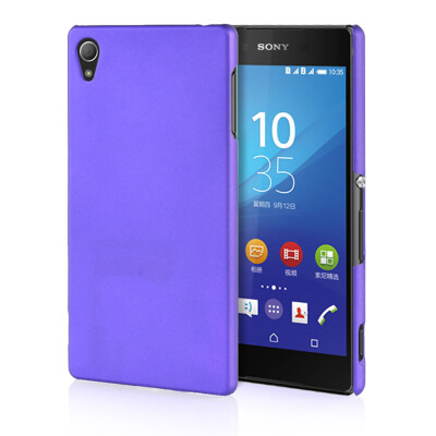 

MOONCASE Hard Rubberized Rubber Coating Devise Back ЧЕХОЛ ДЛЯ Sony Xperia Z4 Pueple