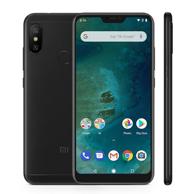 

In Stock Global Version Xiaomi Mi A2 Lite 4GB 64GB Mobile Phone 584" Full Screen Snapdragon 625 AI Dual Cameras Android 81 CE