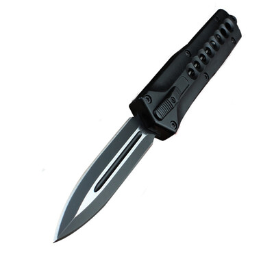 

Newest C07 Automatic Knife Tactical Aluminum Alloy 440c double action camping Knives self-defense rescue mens Hand tools 1pcs