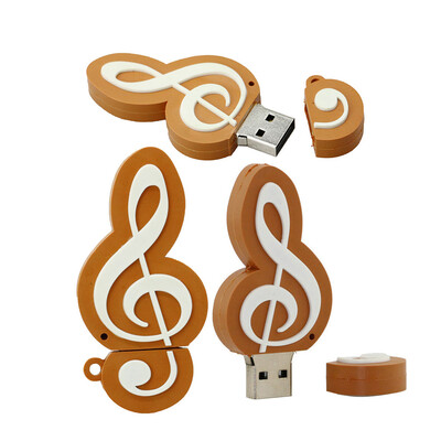 

4G 8GB 16GB 32GB 64GB 128GB Music Note Model Pen Drive USB Flash Drive PenDrive Memory Stick U Disk USB Stick USB Drive Flash Disk