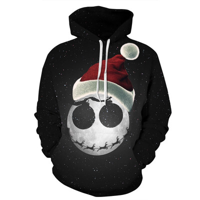 

QYDM0150Mens Hoodie 3D Printed Women Pullover Sweater