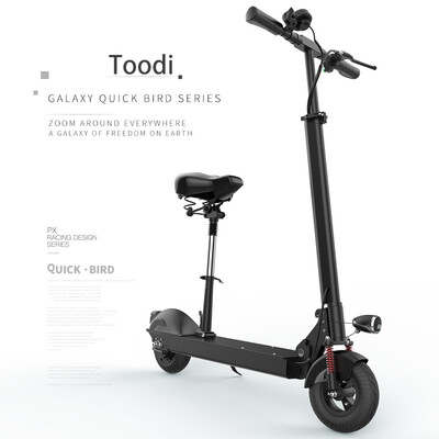 

TOODI Electric Scooter with Seat Delivery from European Warehouse TD-E101 with CE Commuter Urban 20-30KM Portable Folding