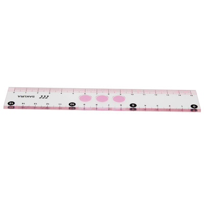 

Cherry Sakura 15CM линейка (розовая) серия канцелярских принадлежностей для начальной школы [японский импорт]