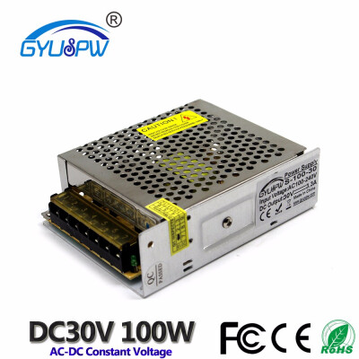 

Small Voltage DC30V 33A 100W Switching Power Supply Transformer AC110V 220V AC DC fonte 30V For LED Lighting CCTV Stepper Print