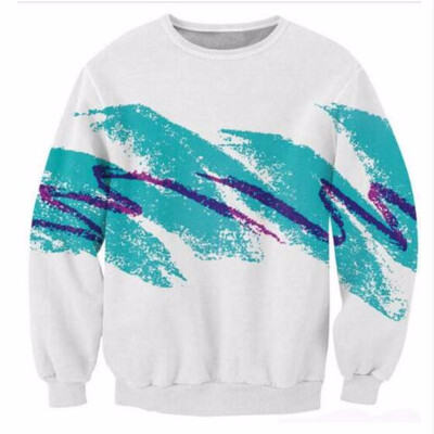 

Jazz Paper Cup Sweatshirt 3D Print Hoodies Long Sleeve 90S Unisex Jumper WomenMen Pink Green Jumper Tops Tumblr Outfits S-5XL