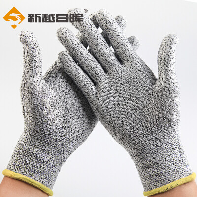 

Xinyue Changhui labor insurance gloves wear-resistant anti-cutting gloves tear resistant anti-cutting gloves site work protective gloves 5 pairs B11437