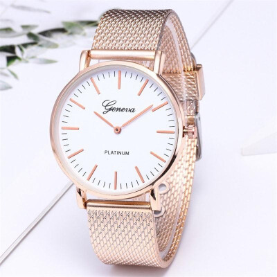 

Geneva Luxury Women Mens Watch c Steel Analog Quartz Analog Wrist Watch