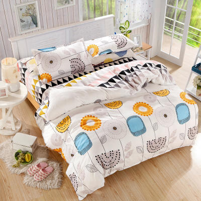 

Baolisi Tc Skin Cotton Ikea Style Blada Four Pieces Beding Set