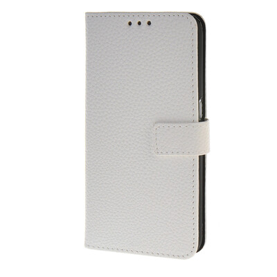 

MOONCASE Samsung Galaxy корпуса S6 Лич Слот кожи Кожа карт бумажника сальто Кронштейн задней стороны обложки Белый