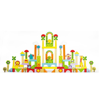

Fisher-Price fun puzzle toys 100 forest park blocks FP6004B