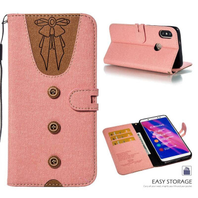 

MOONCASE Millet Red Rice Note 5 Pro Stitching Embossed Womens Leather Case - Powder