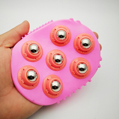 

Two in one according to the magic beads meridian brush seven beads Hand massage device seven dragon ball massager ball massager