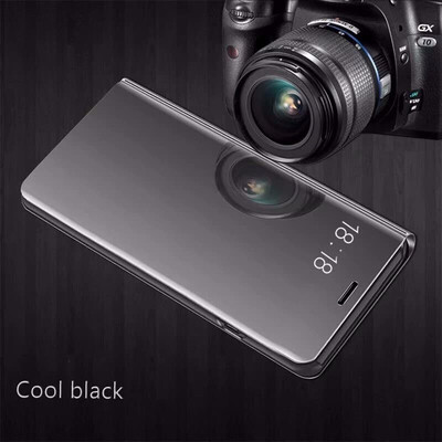 

Goowiiz Phone Case For Xiaomi Mi 5X6XA1A2 Luxury Slim Mirror Flip Shell Stand Leather Smart Cover