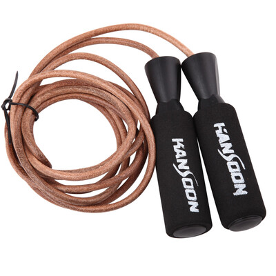

Kayon KANSOON adult student athletic exercise pattern multi-purpose adjustable steel wire rope skipping rope (a pair of handle double jump rope) handle elegant black