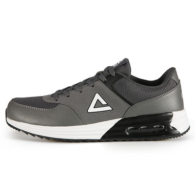 

PEAK mens shoes autumn&winter models non-slip wear-resistant casual shoes fashion running shoes DE740179 steel gray black 44 yards