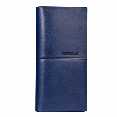 

Korean simplified mens long wallet fashion wallet multi card wallet tidal wave leisure Wallet